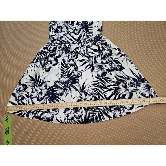 Polo Ralph Lauren Dress Womens 14 Floral Print Sleeveless Mini Skirt Back Button - Picture 11 of 16